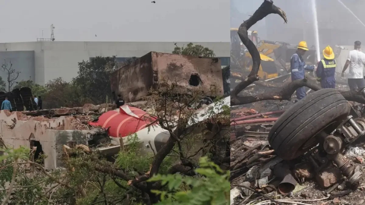 Video zeigt den genauen Moment des Starts und des Absturzes des abgestürzten Flugzeugs in Indien