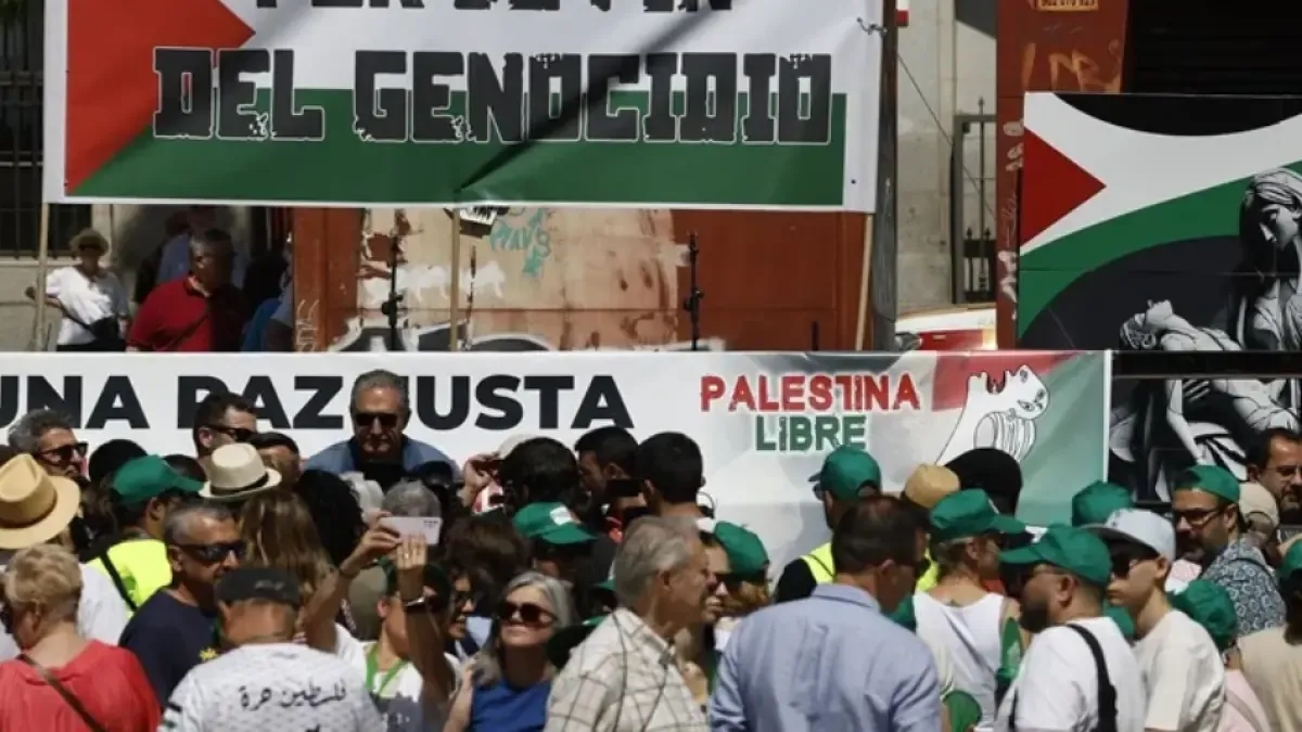 Protests in 125 Spanish cities demand an end to the Gaza offensive: 'Definitive ceasefire'