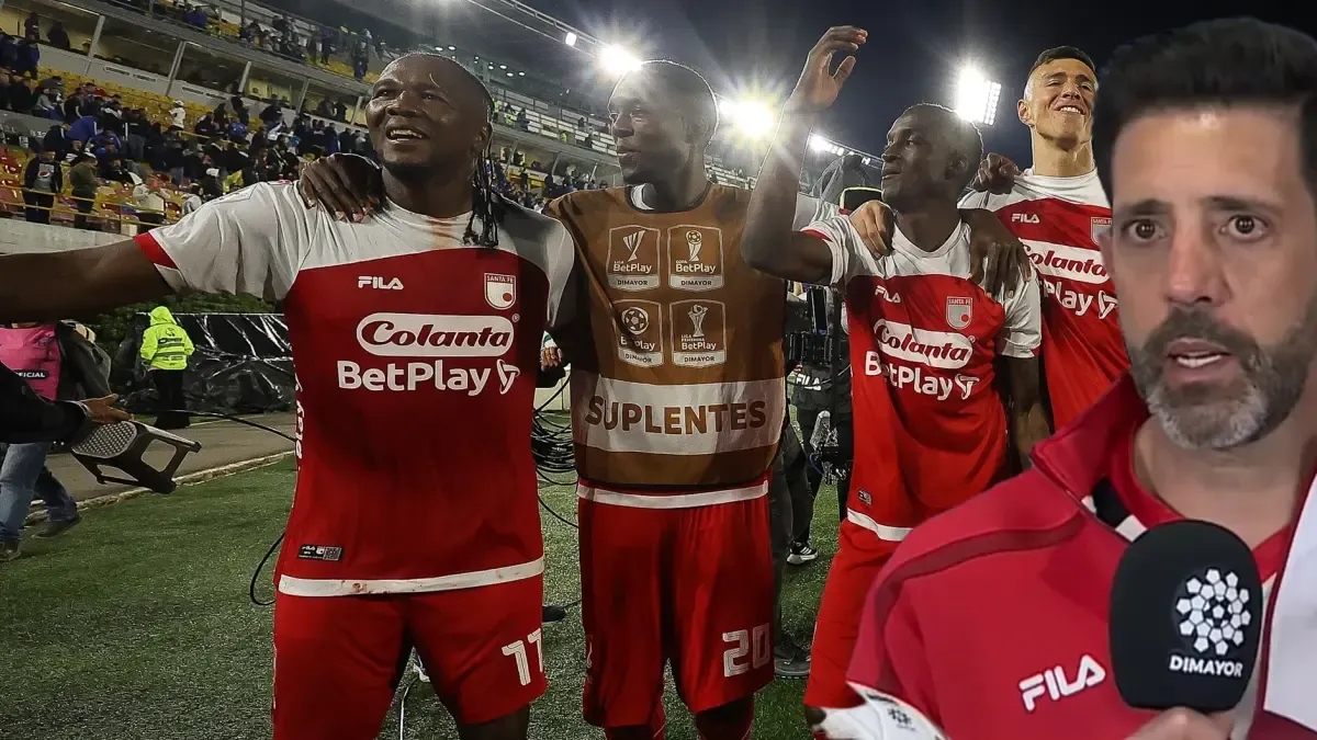Jorge Bava, apostando tudo em uma estrela para o Santa Fé: 'Aprendi mais perdendo do que ganhando.'