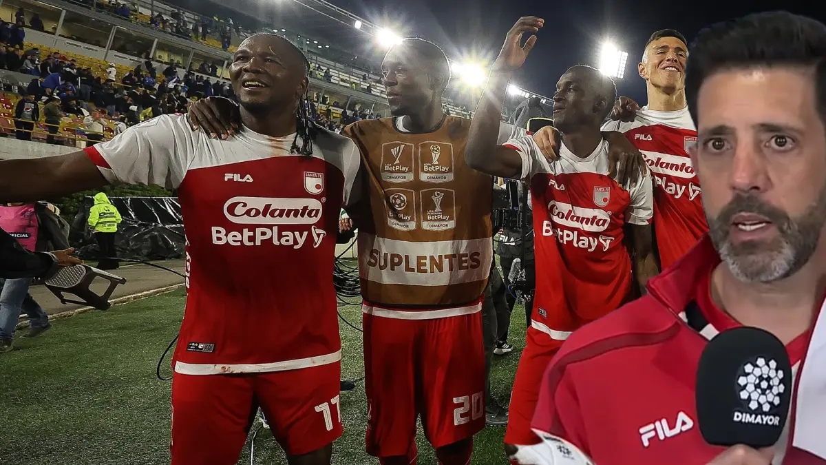 Jorge Bava, apostando tudo em uma estrela para o Santa Fé: 'Aprendi mais perdendo do que ganhando.'