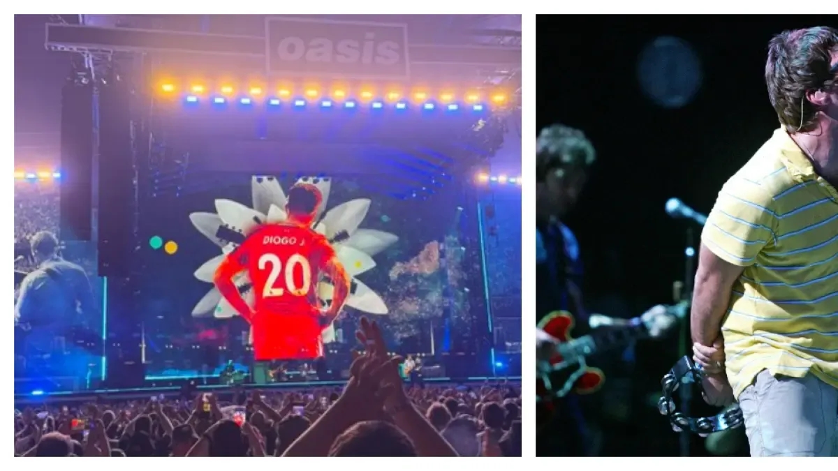 Oasis brengt voetbalfans in vervoering met oprecht eerbetoon aan Diogo Jota, met 'Live Forever'; video