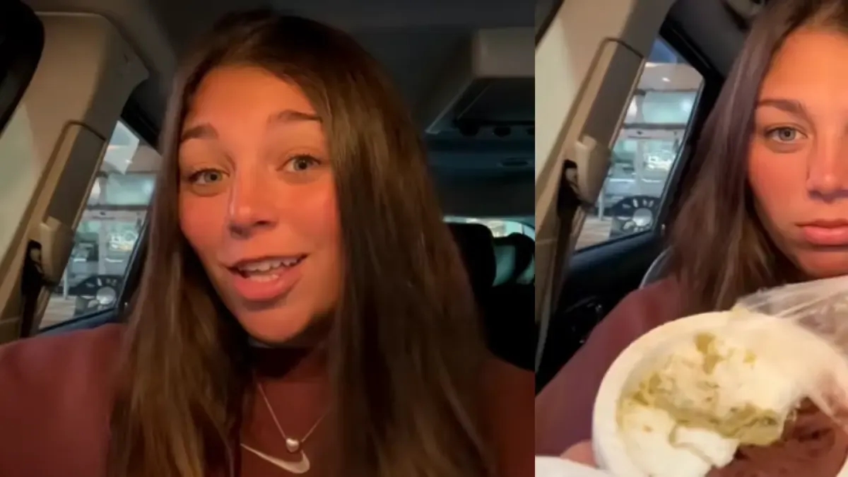 Eine junge Puerto-Ricanerin behauptet, dass argentinisches Eis besser sei als italienisches Eis.