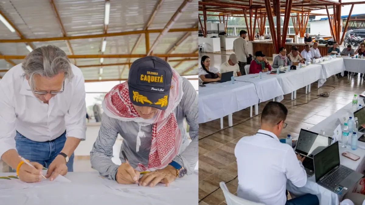 The Government and CNEB sign an agreement for the delivery and destruction of more than 13 tons of war material.