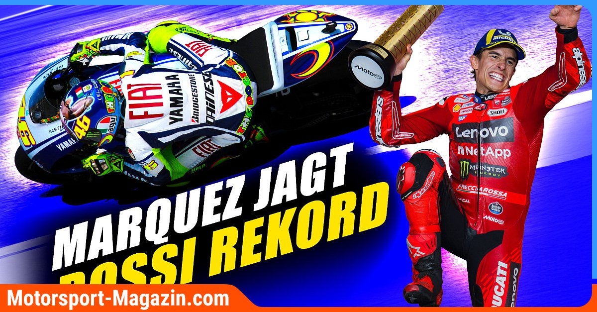 MotoGP - Vídeo: Marc Márquez persegue recorde de Valentino Rossi na MotoGP: Não é importante