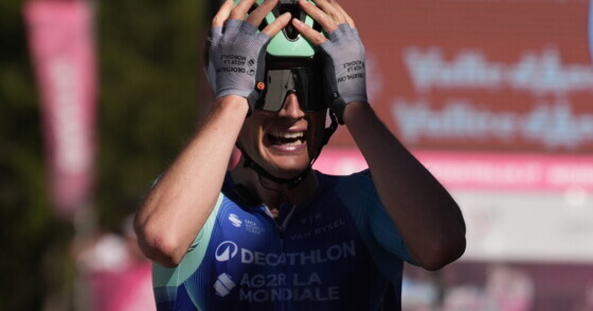 Giro de Italia: Alegría y lágrimas de Nicolas Prodhomme en Champoluc