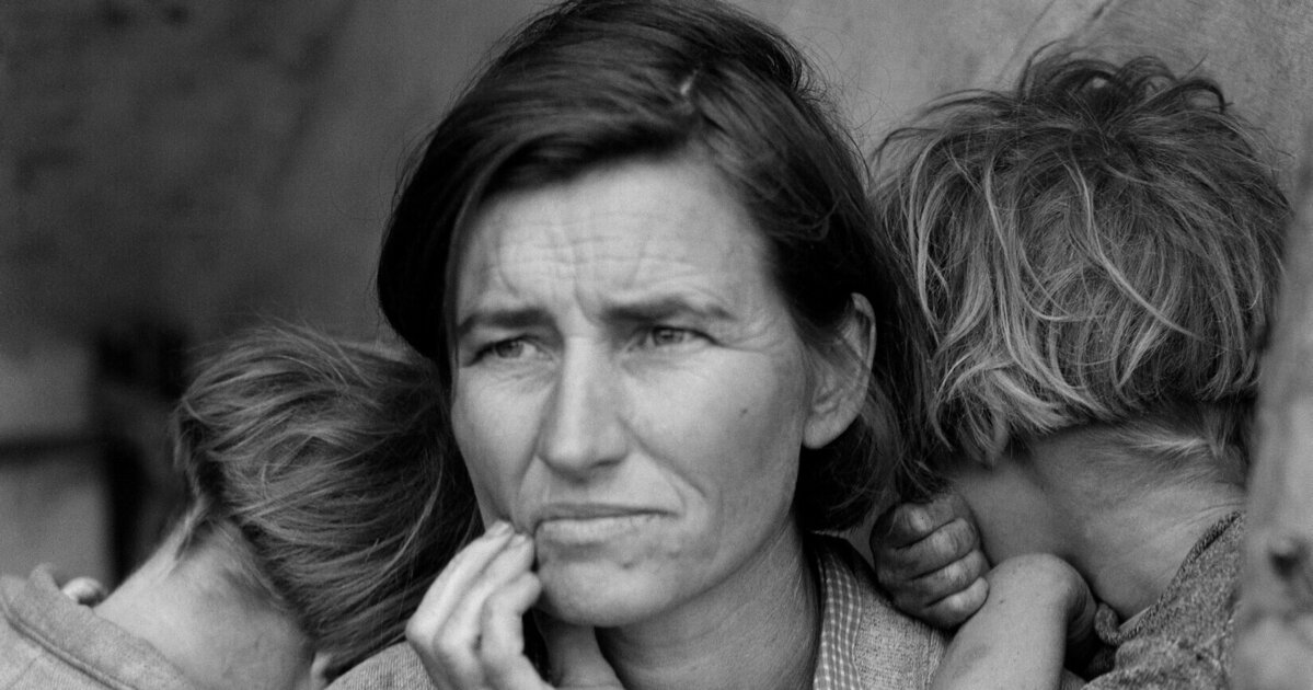 De fotograaf die de wanhoop van de Grote Depressie vastlegde. Een tentoonstelling