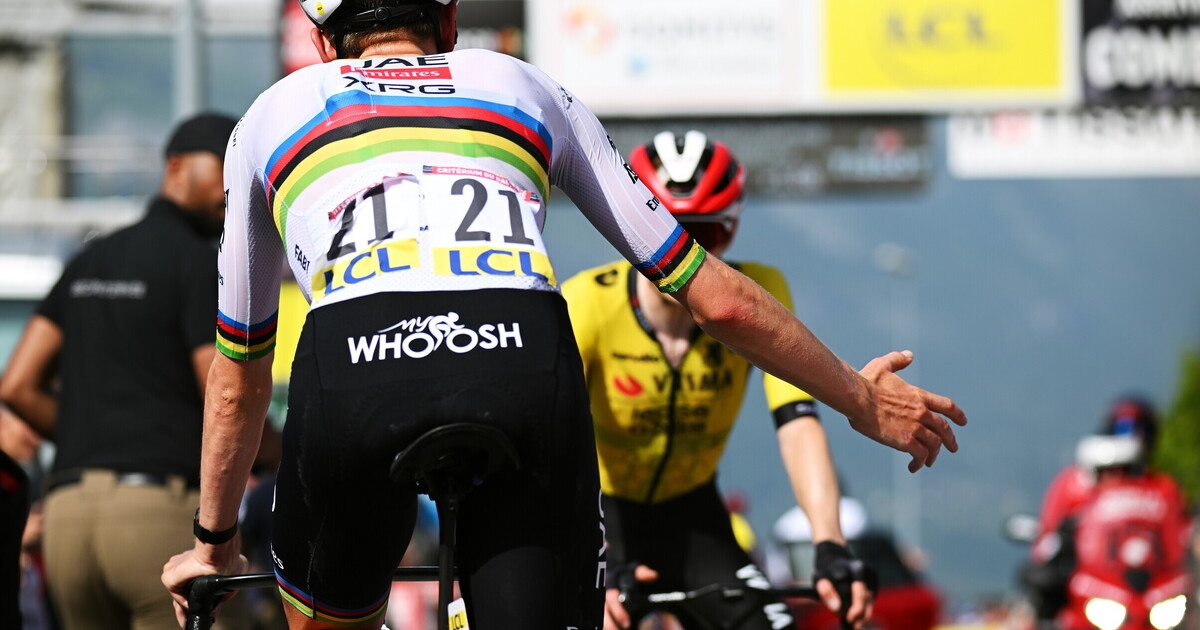 Bij het Critérium du Dauphiné verdween Pogacar uit het zicht van Vingegaard