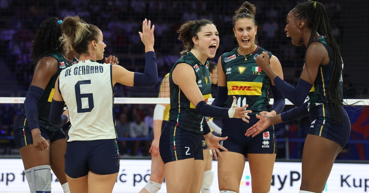 A seleção italiana de vôlei conquistou seu segundo título consecutivo da Liga das Nações.