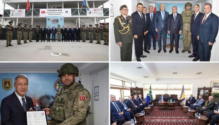 Deputado do Partido AK Kayseri, Hulusi Akar em Srebrenica