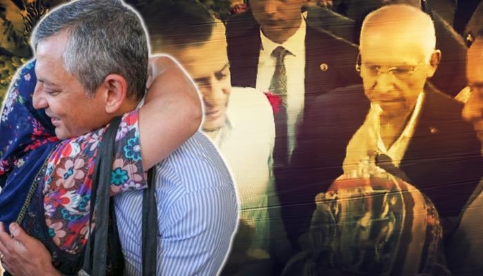 When he saw Özgür Özel in the market, he hugged him and shouted: We want to break the televisions.