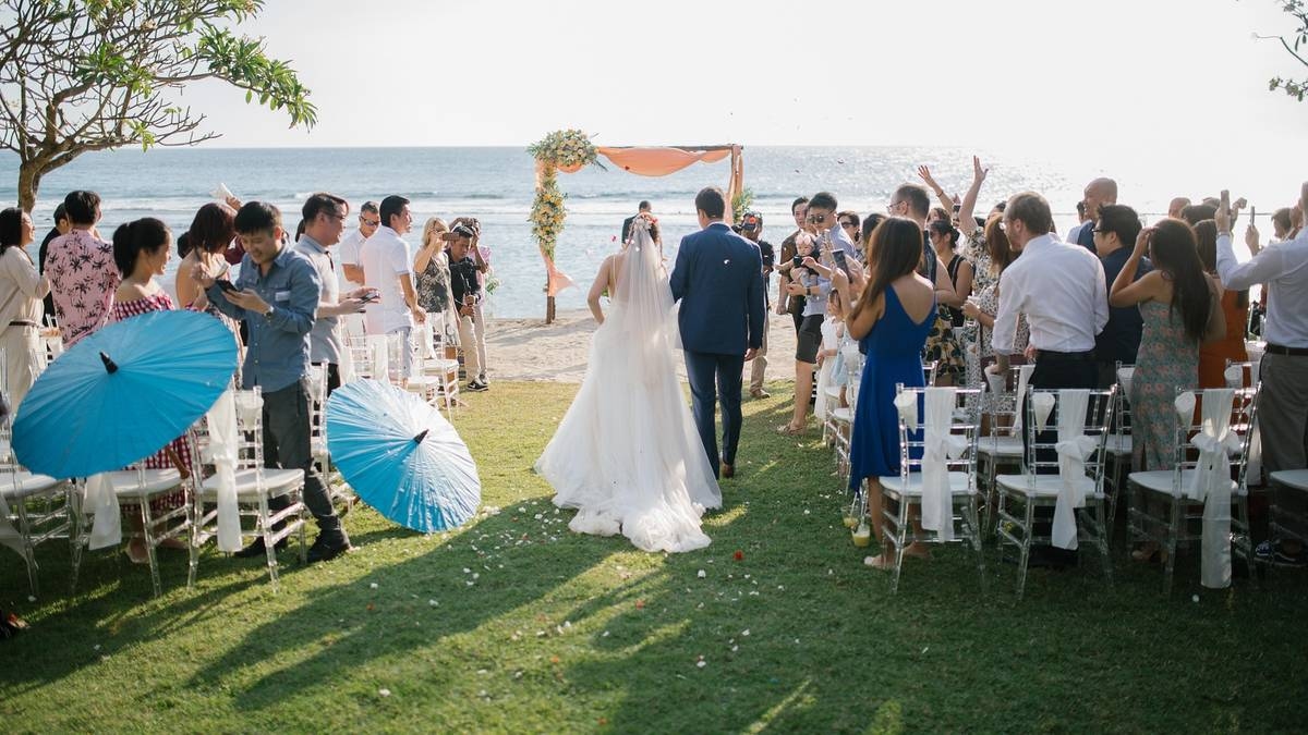 Beach Wedding. The Amount Can Make Your Head Spin