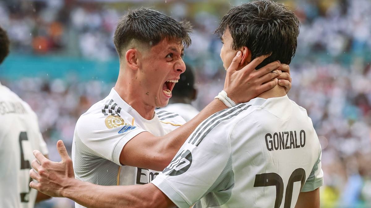 Real Madrid in the quarter-finals of the Champions League