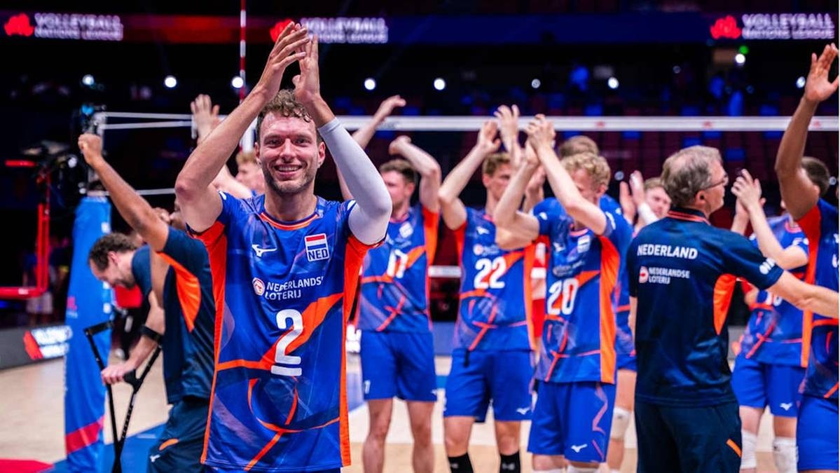 Volleyball Nations League: Niederlande - Japan. Live-Übertragung und Live-Ergebnisse