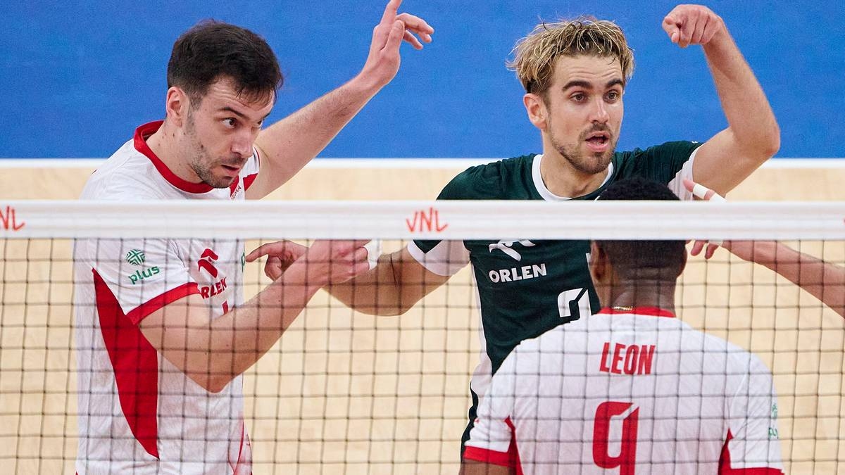 Ein schwieriger Moment für die polnischen Volleyballer. „Wir sind das nicht gewohnt.“