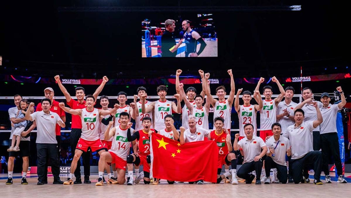 Volleyball Nations League: China - Netherlands. Live coverage and live score