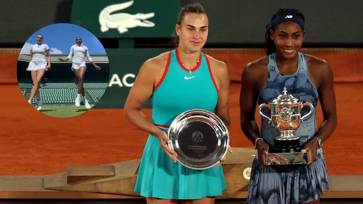 Sabalenka ve Gauff'un Wimbledon öncesi eğlenme şekli! Kayıt hit oldu (VİDEO)