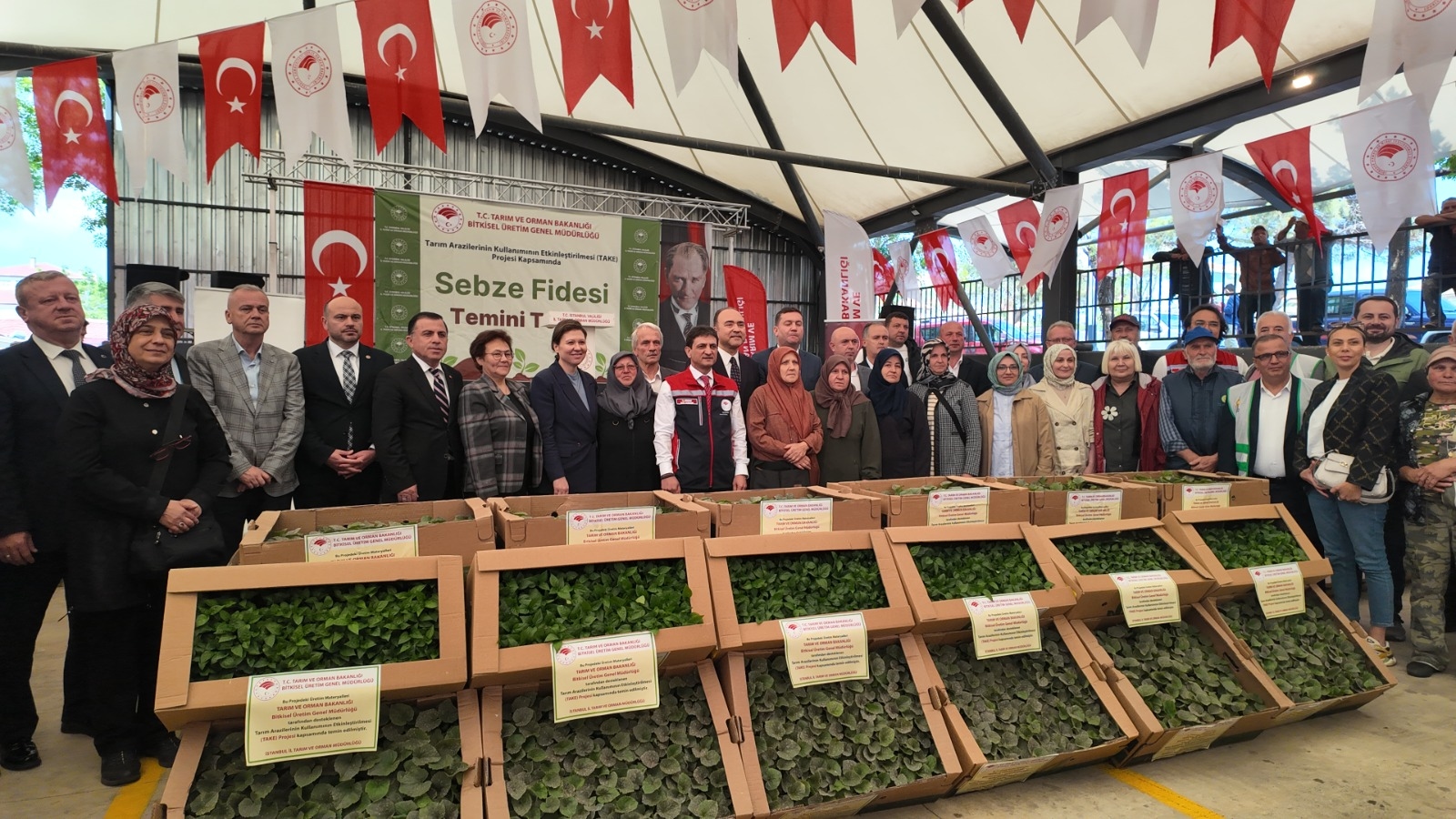 614 tysięcy sadzonek i 4 tony wsparcia nasion dla producentów w Silivri