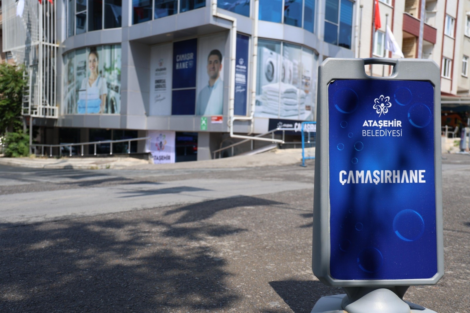 Gratis wasserette geopend in Ataşehir