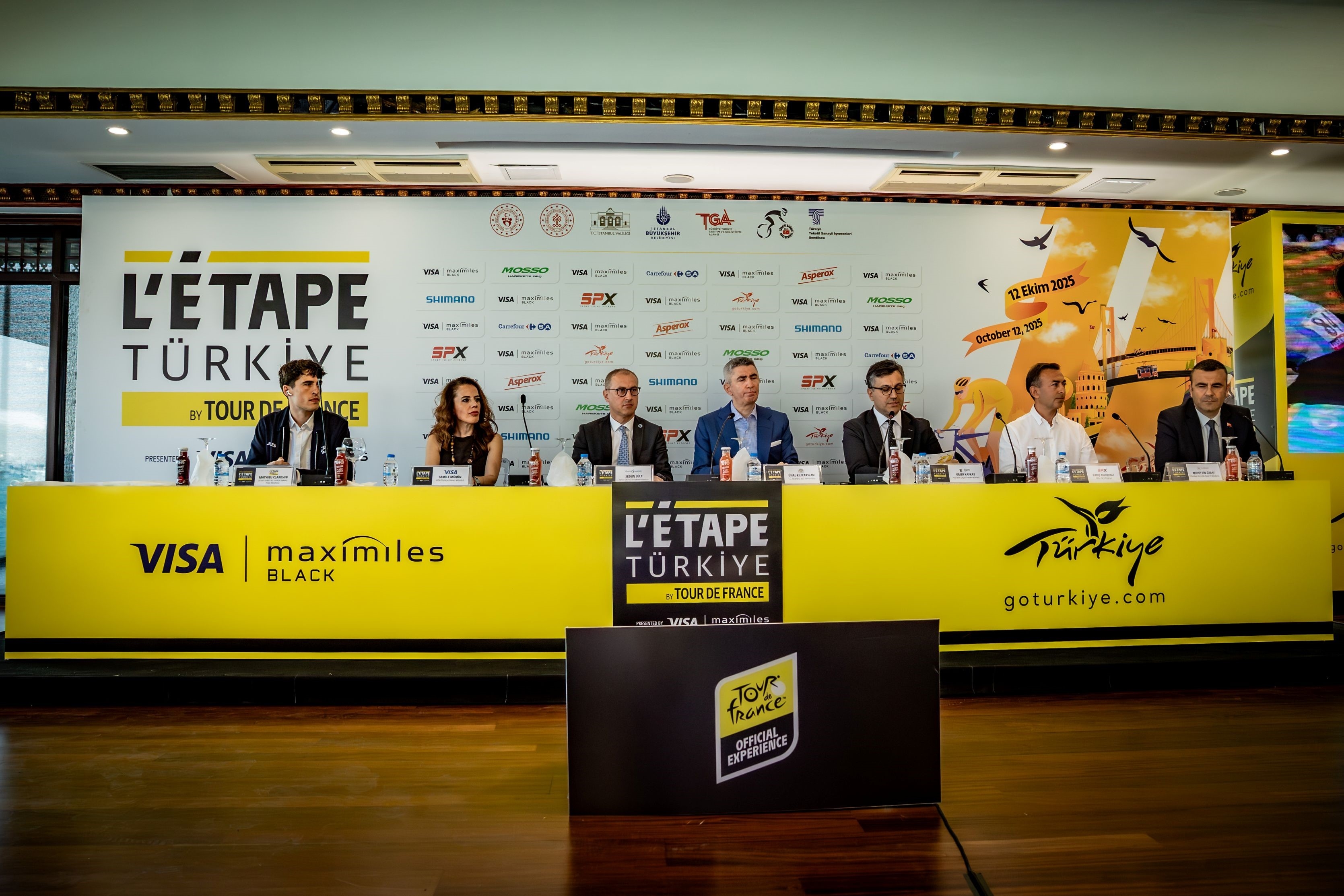 De perslancering van de L'Etape Türkiye-race van de Tour de France 2025 vond plaats