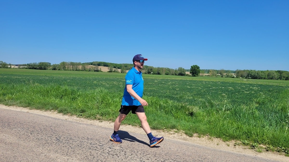 Tour durch die Haute-Marne zu Fuß, die Schleife ist für Nicolas Lacroix abgeschlossen