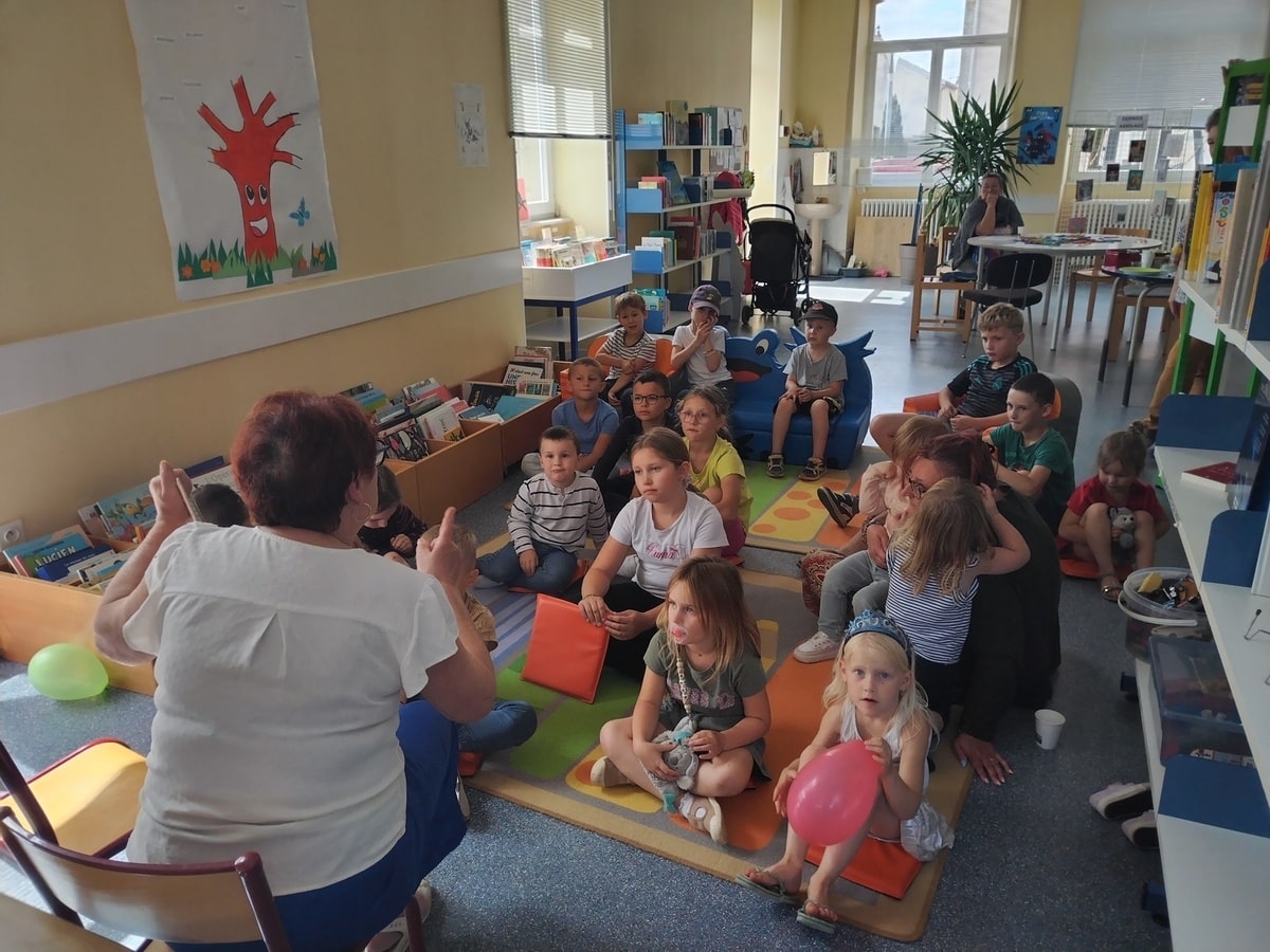 Im Urlaub in der Bibliothek