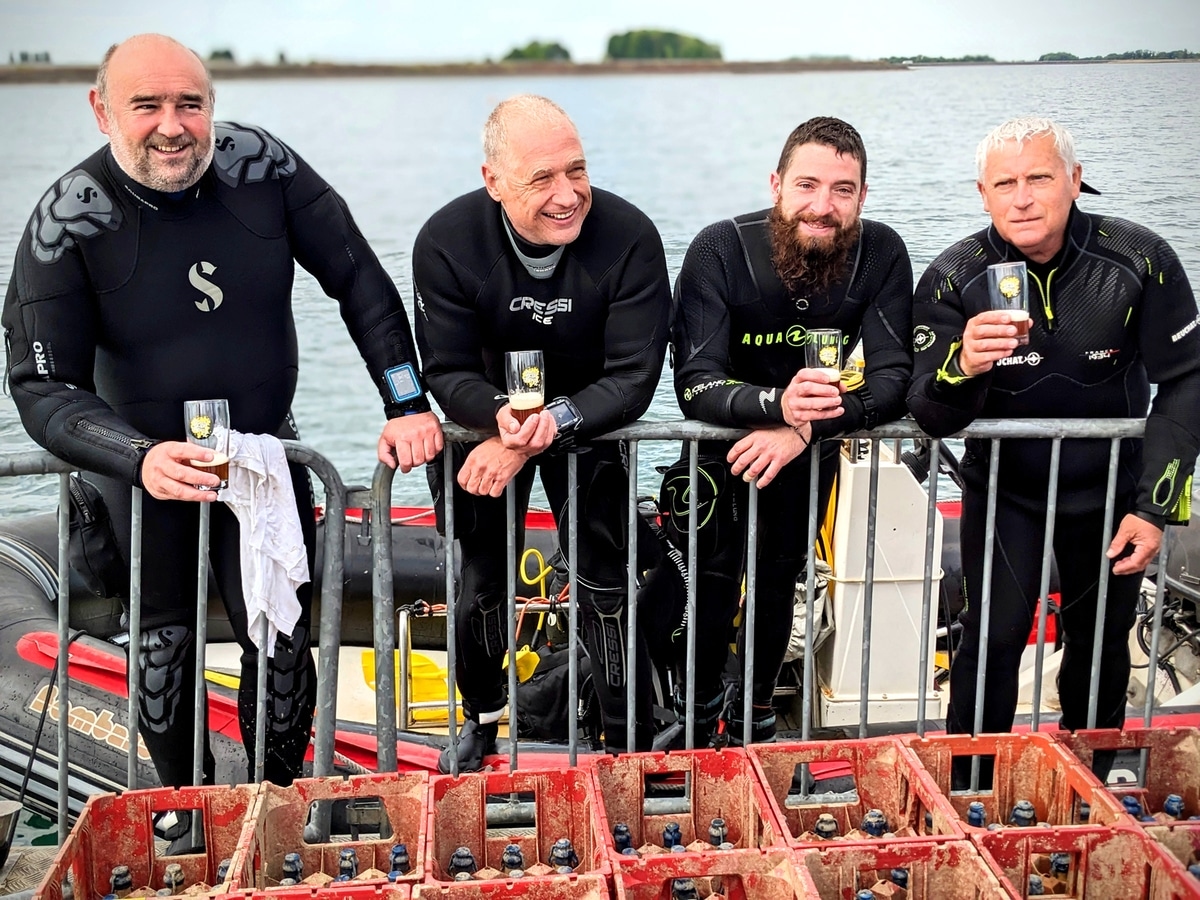 Die Biere sind aus dem Wasser gekommen