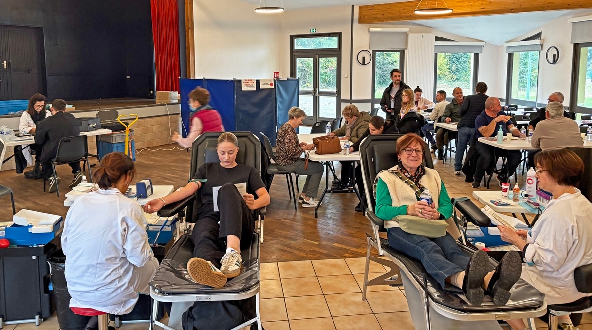 Blood donation: stable participation at the end of the year