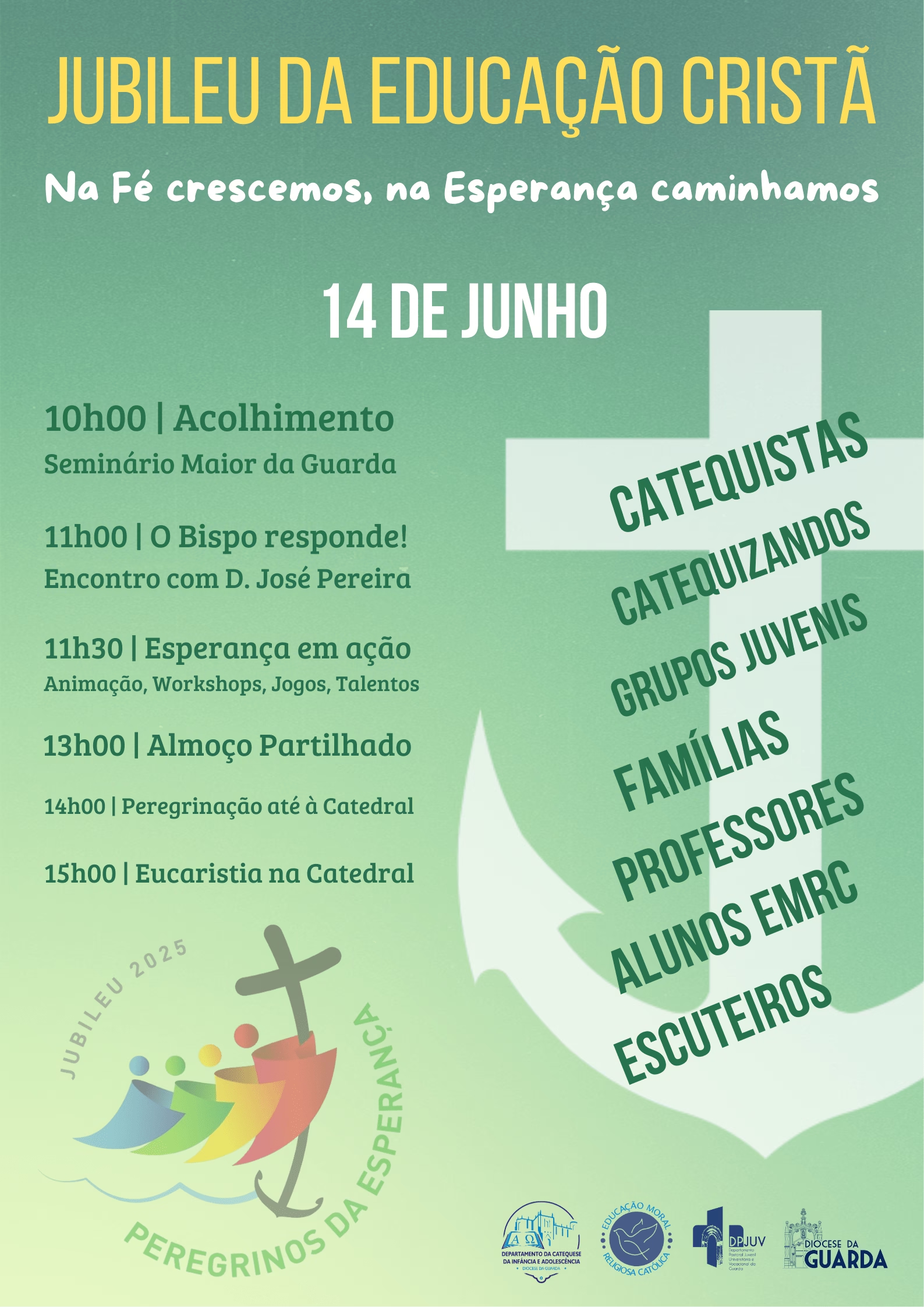 Jubileo de la Educación Cristiana en la Catedral de Guarda