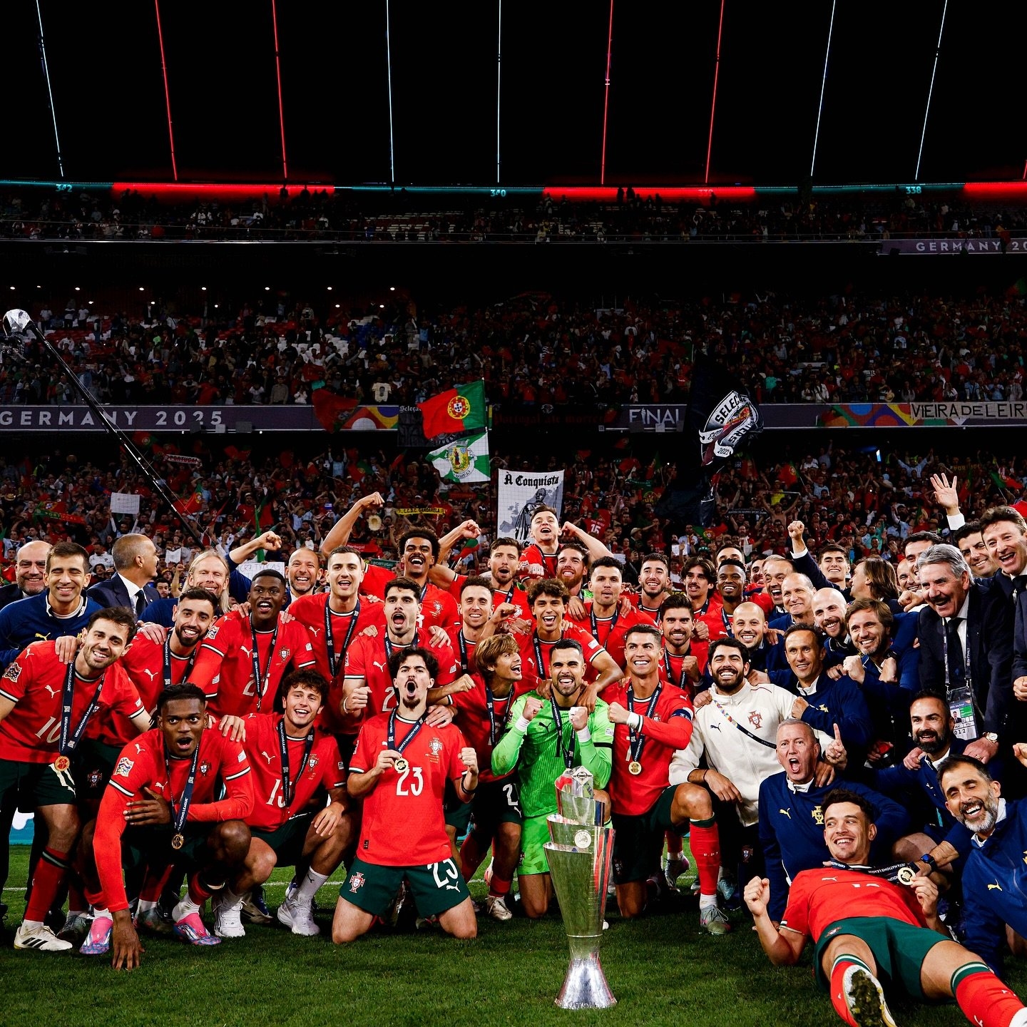 Seleção portuguesa derrota Espanha e vence Liga das Nações de futebol