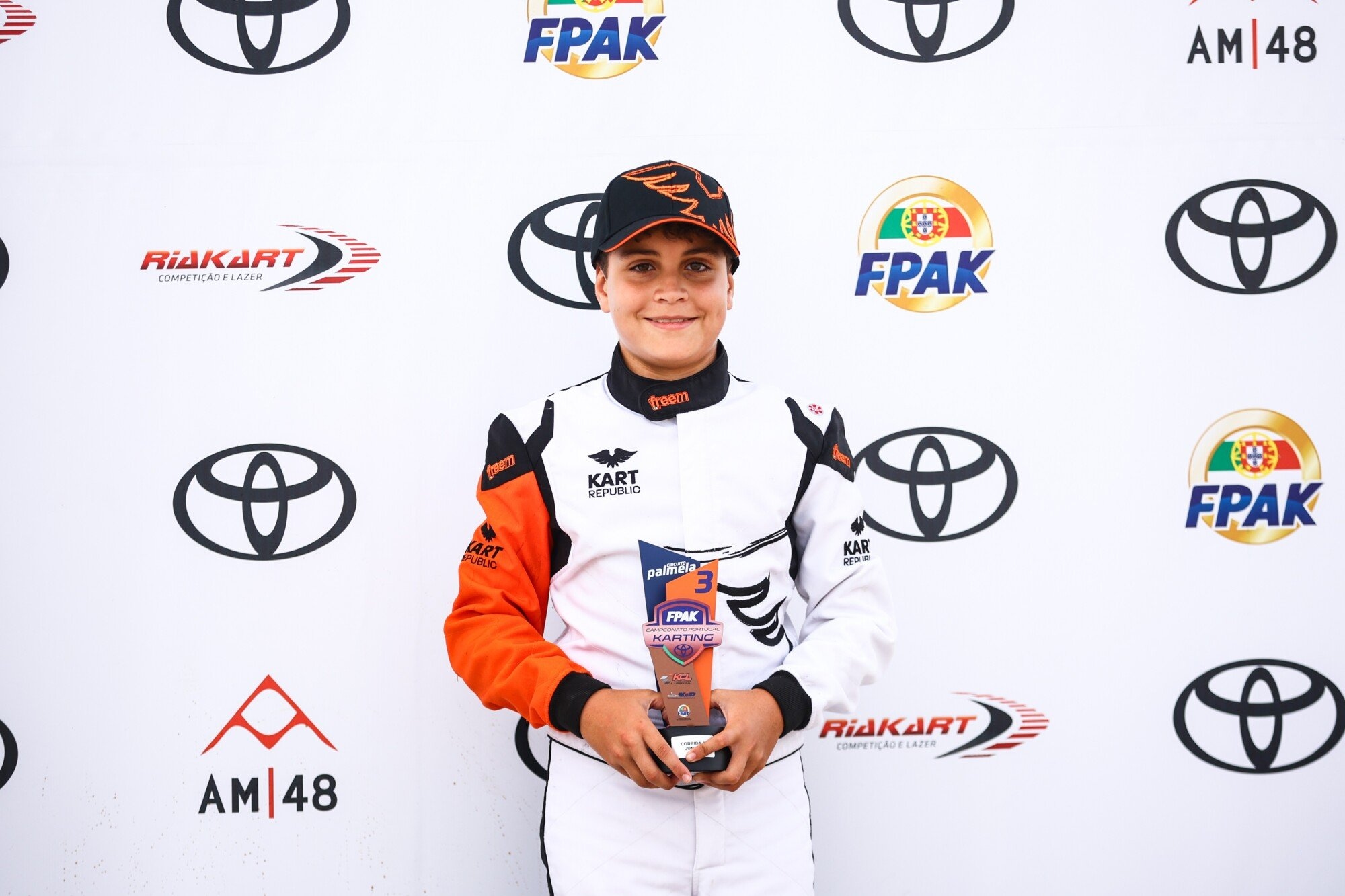 José Pedro Pinto behaalt derde plaats in Portugees Junior Kartingkampioenschap