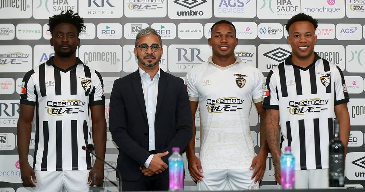 Avançados Mo Dauda e Mateus Santos assinam até 2027 pelo Portimonense