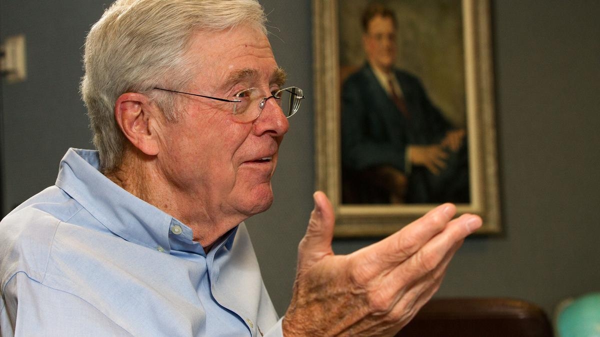 Charles Koch is the 22nd richest person in the world