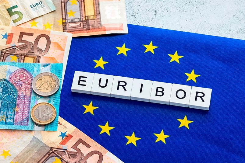 Il tasso Euribor scende nei termini a sei mesi e sale nei termini a tre e dodici mesi