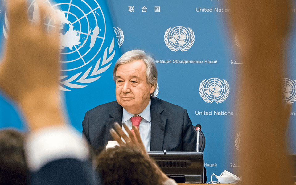 Guterres, jeopolitik duruma rağmen kalkınmayı yeniden başlatma konusunda sağlam bir irade gördüğünü söyledi
