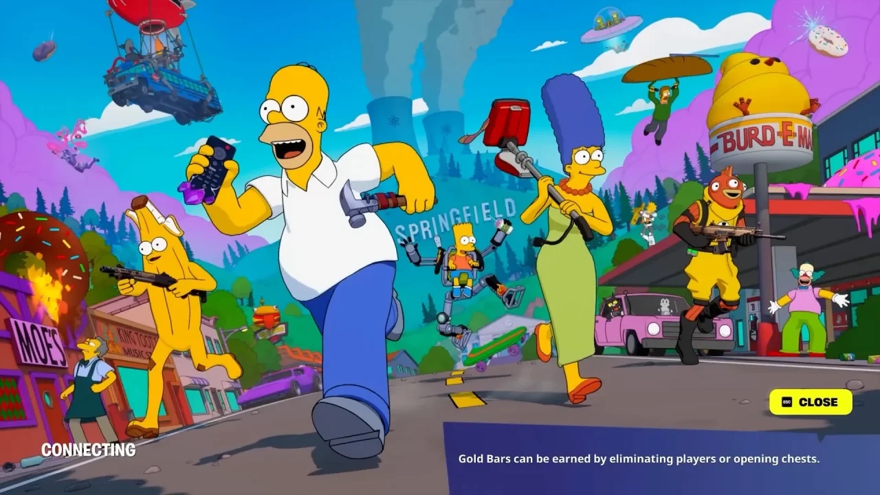 Fortnite announces mini-event with The Simpsons