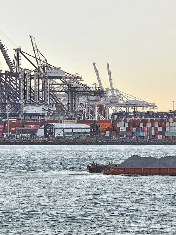 O superávit de exportação alemão no comércio com os EUA continua significativo.