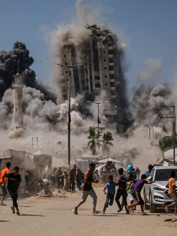 Israels Armee hatte die Menschen in der Stadt Gaza zur Flucht aufgefordert.