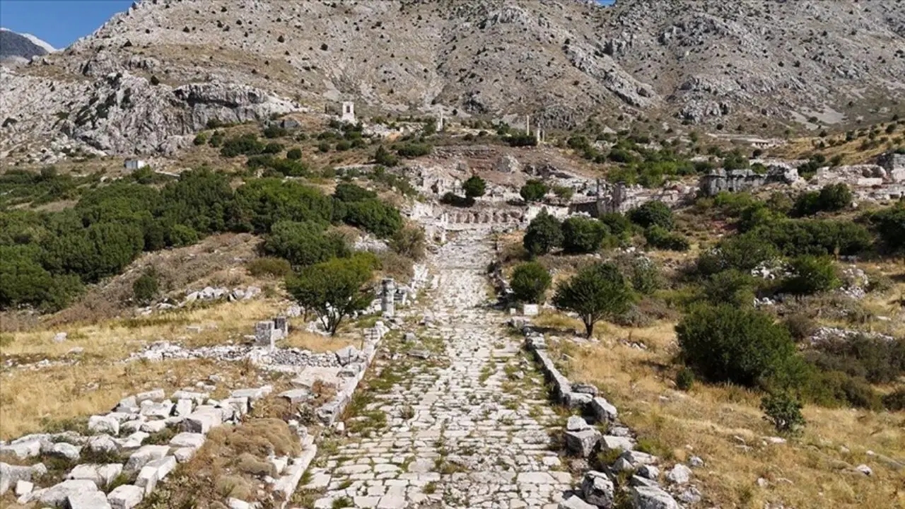 Se está desenterrando el Odeón de la antigua ciudad de Sagalassos