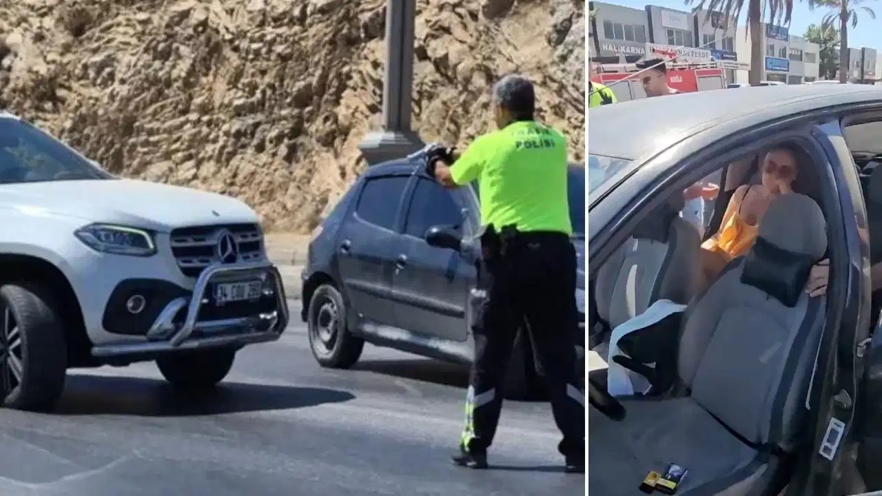 Dilan Çıtak, córka İbrahima Tatlısesa, wywołała chaos w Bodrum: wjechała samochodem w policję!