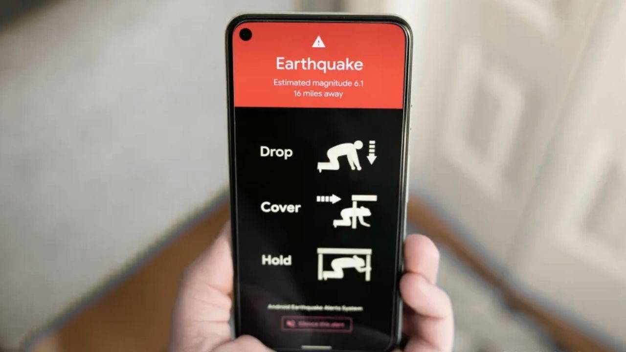 O sistema em smartphones detectou 300 terremotos por mês