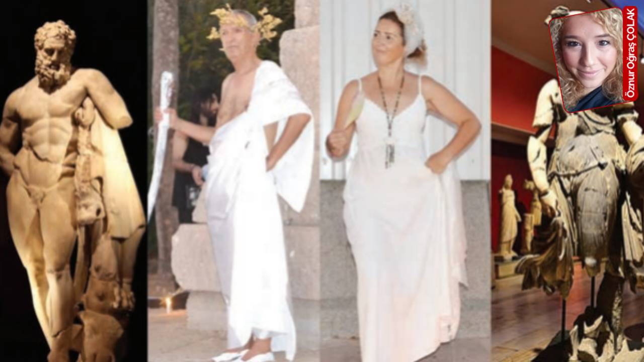 Antalya Arkeoloji Müzesi’nin kapatılışının 39. gününde bir gösteri daha: Tanrı ve Tanrıçalar sahnede