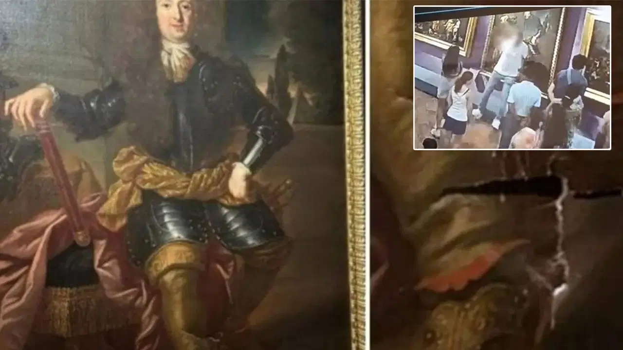 Chciał zrobić sobie „selfie”: podarł 300-letni obraz!