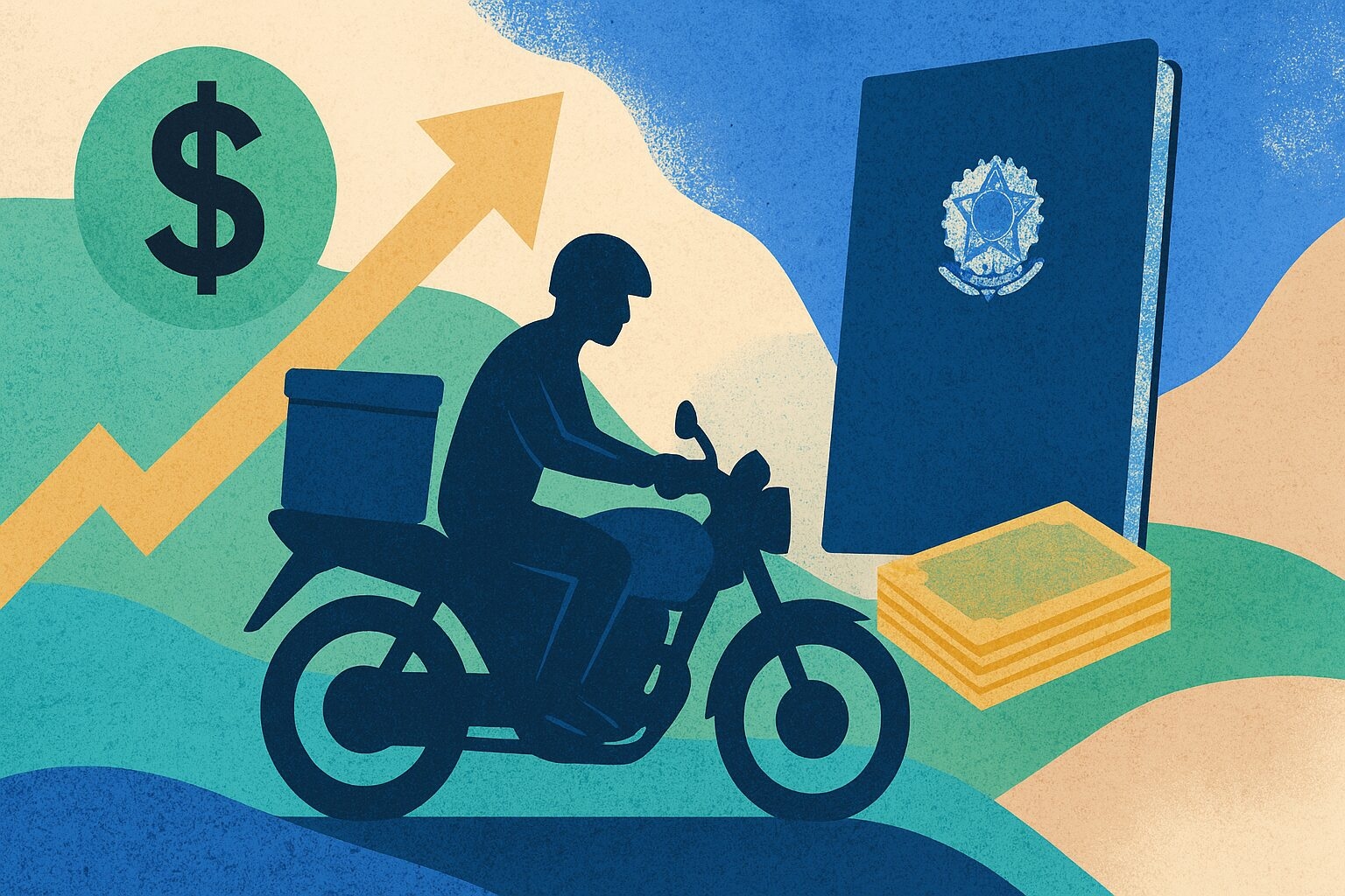 Het inkomen van zelfstandigen groeit sneller dan dat van werknemers met een formeel arbeidscontract.