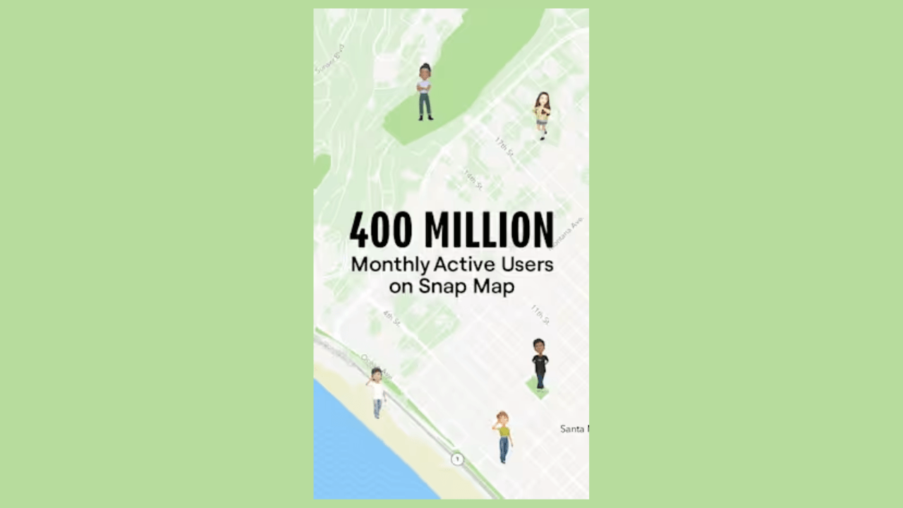 Количество активных пользователей Snap Map превысило 400 миллионов в месяц