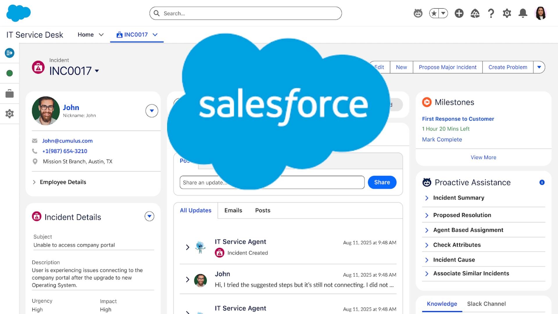 Salesforce представляет ИТ-сервис Agentforce, революционизирующий поддержку сотрудников с помощью ИИ