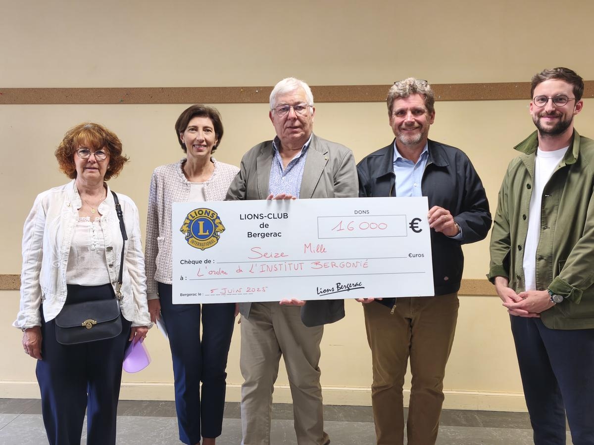 Krebs: In Bergerac haben Lions Clubs mobilisiert, um bei der Forschung und Patientenversorgung zu helfen