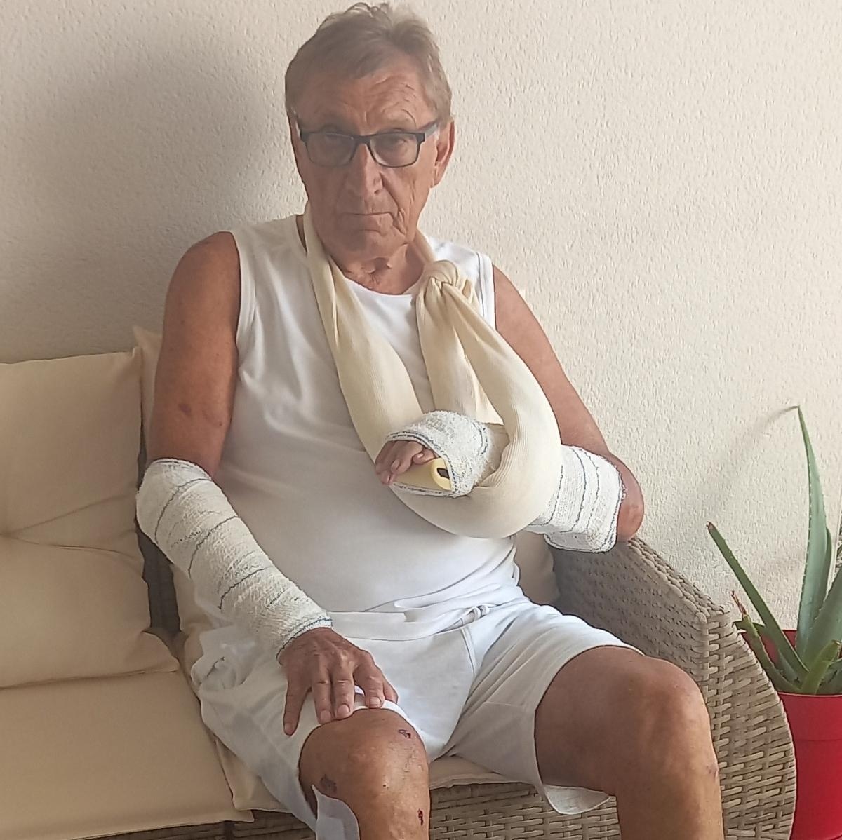 Atropellado por un patinete eléctrico en un carril bici, el electo de Royan se desahoga