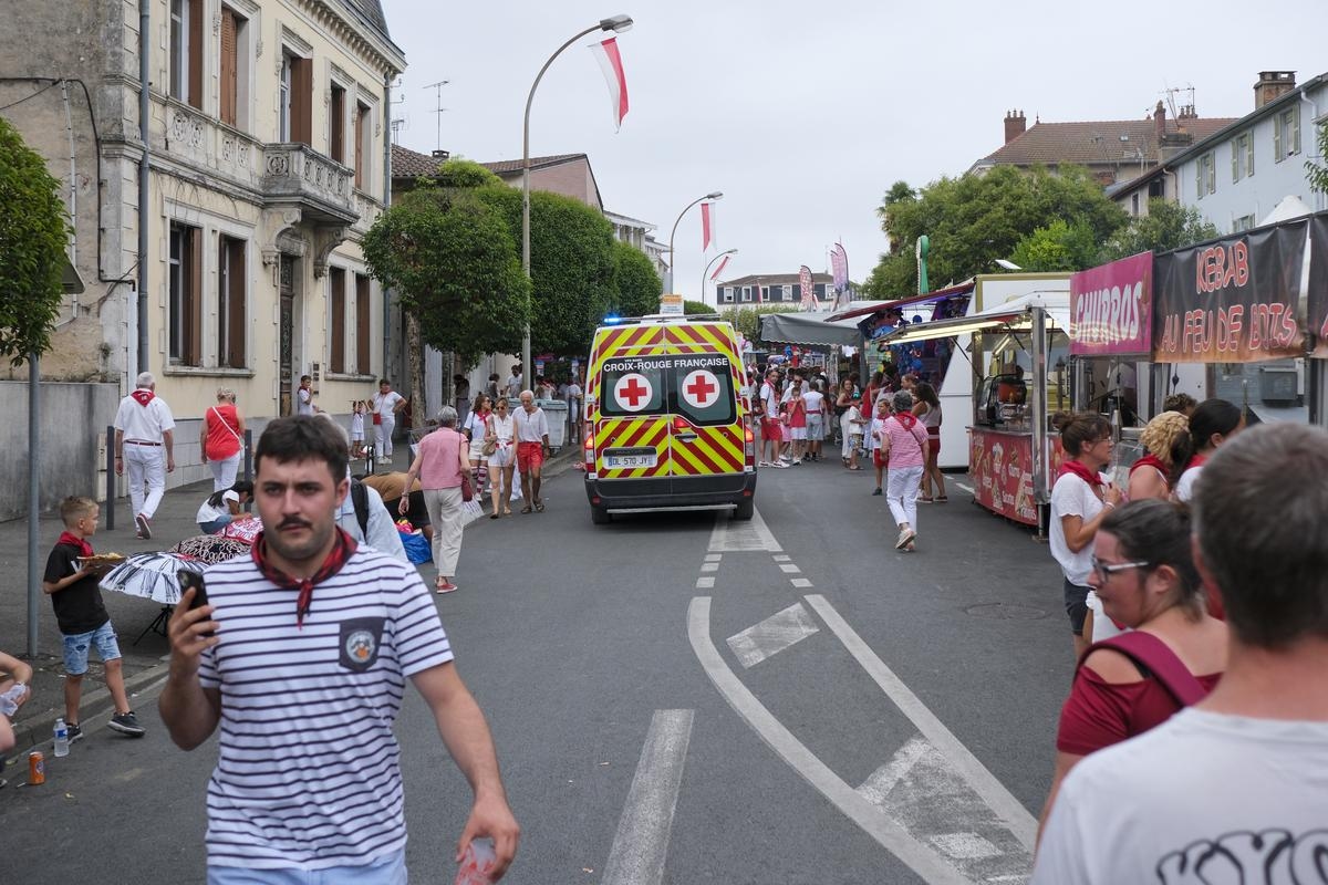 Feria de Dax 2025: «Ayudando a los asistentes al festival en dificultades»: cómo la Cruz Roja garantiza la seguridad del festival
