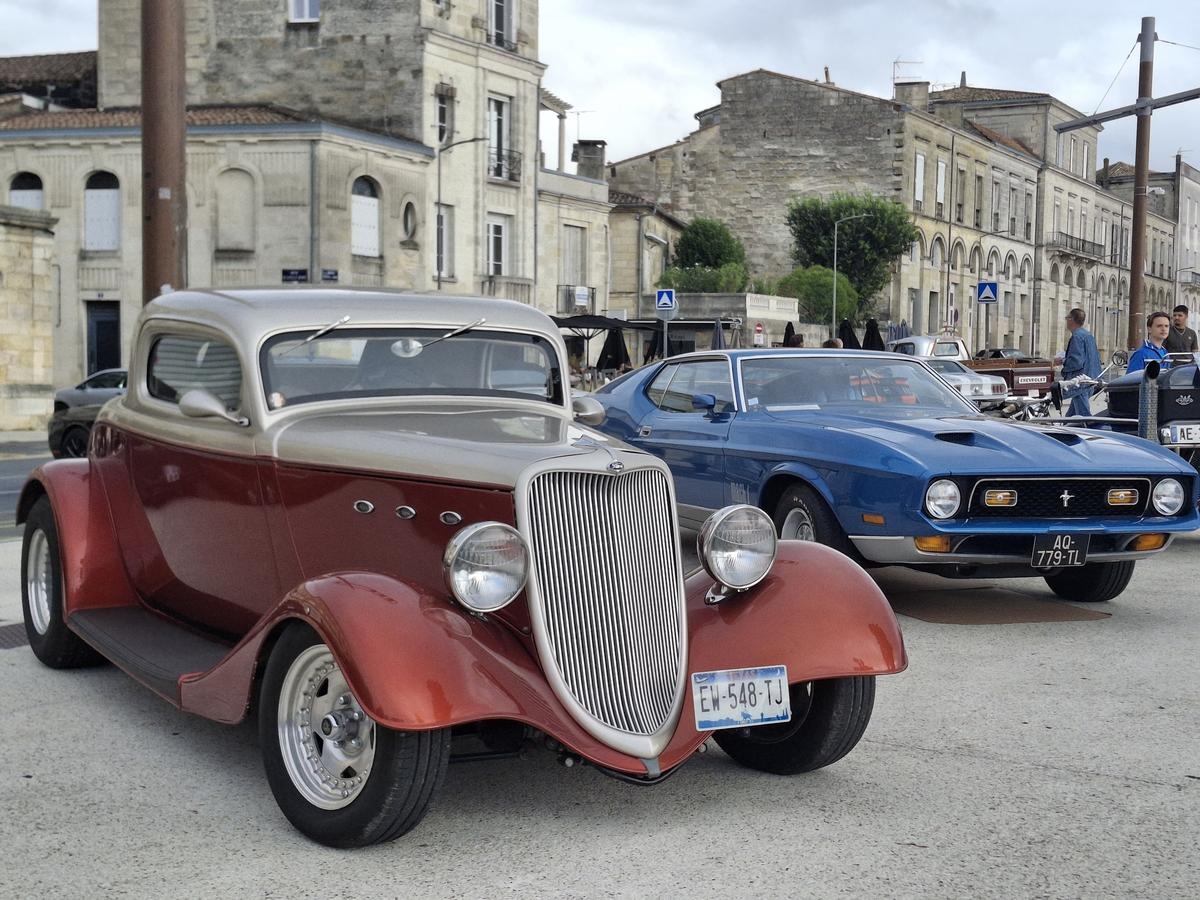 En images. À Libourne, un grand rassemblement de véhicules de collection sur les quais jusqu’au 31 août