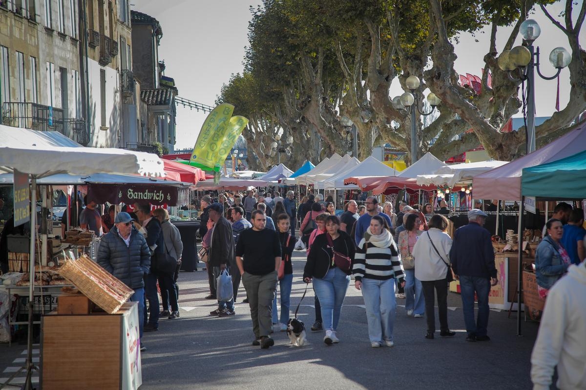 150 street vendors, craft market, funfair… The La Réole fair cultivates gigantism